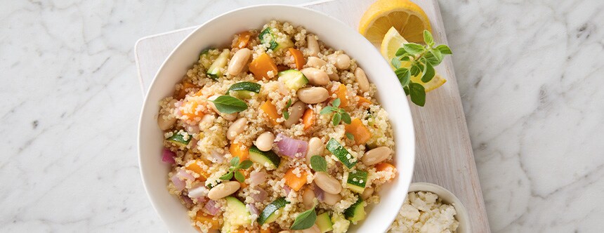 Instant Pot Mediterranean Veggie Quinoa