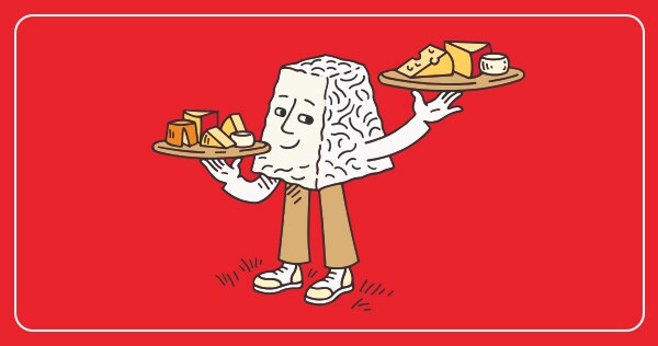 Illustration of cheese