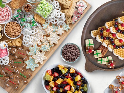 Holiday Charcuterie Boards and Coffee Bar