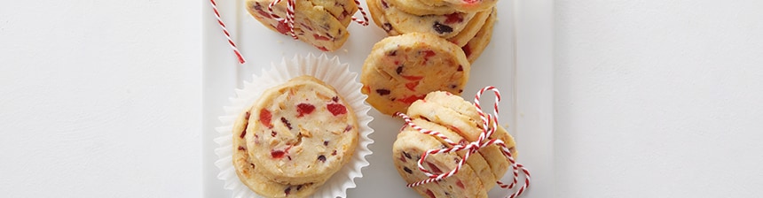 Cranberry Orange Shortbread Cookies Recipe
