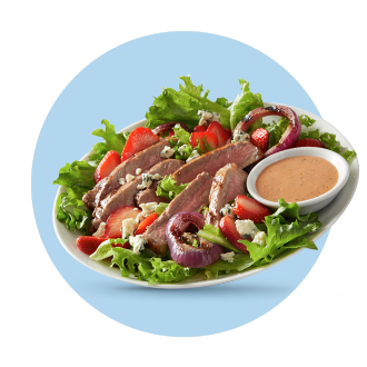 Grilled Steak & Strawberry Salad Recipe Image
