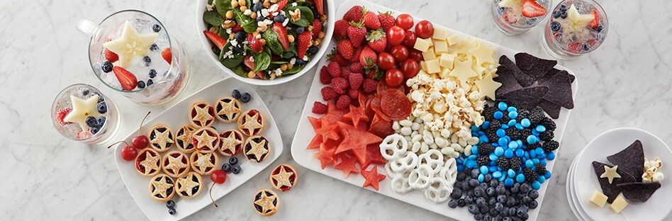 Red White and Blue Food