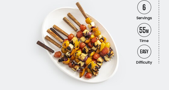 Murray’s Grilled Halloumi Skewers Murray’s Grilled Halloumi Skewers