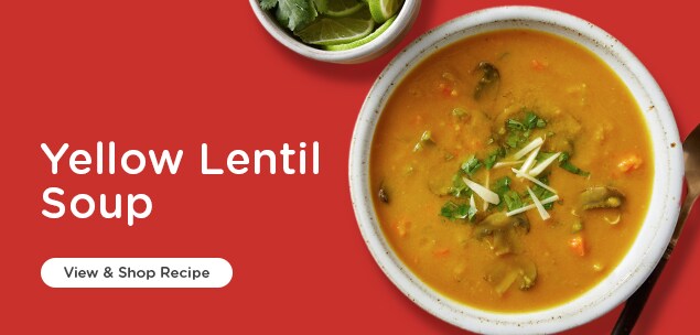 View and Shop Lentil Soup Recipe