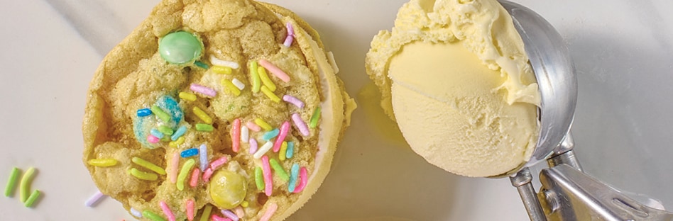 Confetti Ice Cream Sandwiches