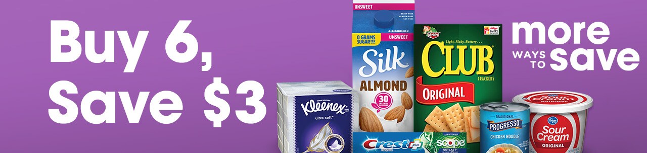 Buy 6, Save $3