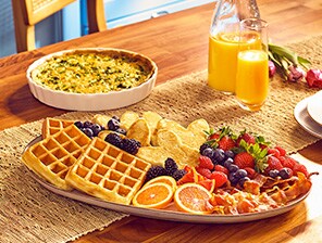 Easter brunch staples to start the day with delish.