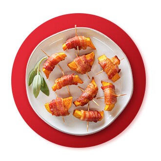 Bacon Wrapped Butternut Squash Recipe