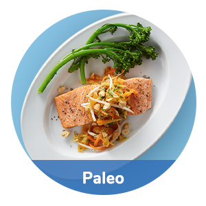 Salmon with Green Mango Salad Recipe