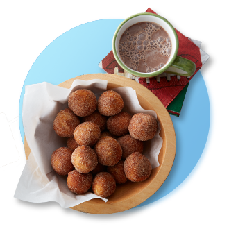Snickerdoodle Donut Holes