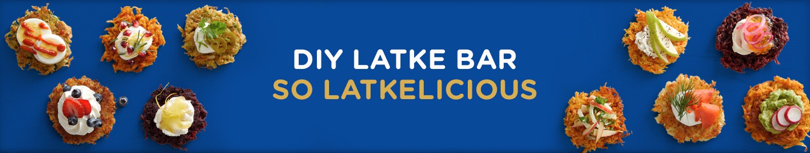 Hanukkah Shop - Build Your Own Latke Bar