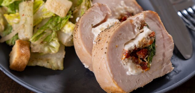 Stuffed Italian Tenderloin with Cream Cheese Stuffed Italian Tenderloin with Cream Cheese