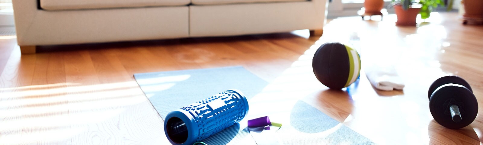 Workout mat with weights Workout mat with weights