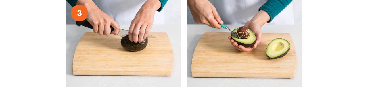 Cut avocado