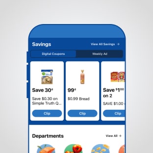 Mobile App Shop Online Load Digital Coupons Refill Prescriptions Pay Less Super Markets