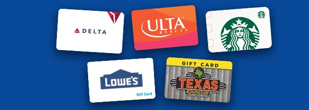 Earn Fuel Points on Gift Cards