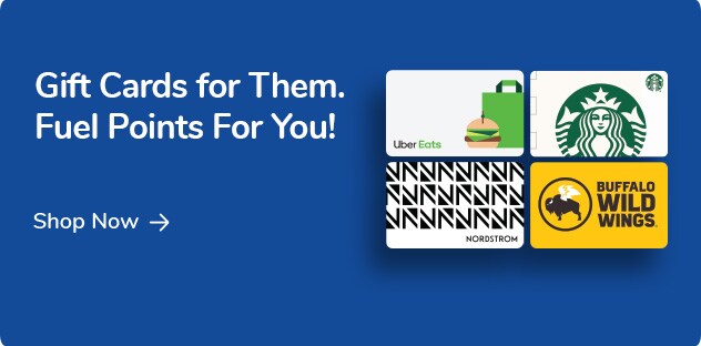 Earn Fuel Points on Gift Cards