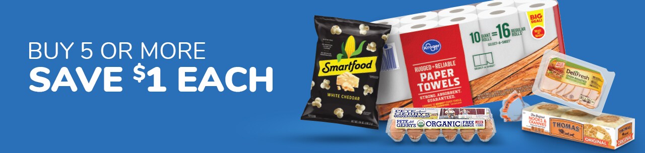 Buy 5, Save $1