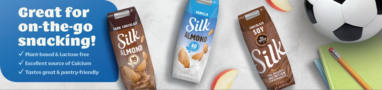 great for on the go snacking. Plant based and lactose free. Excellent source of calcium. Tastes great & pantry friendly.