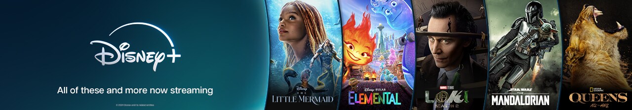 Disney. All of these and more now streaming